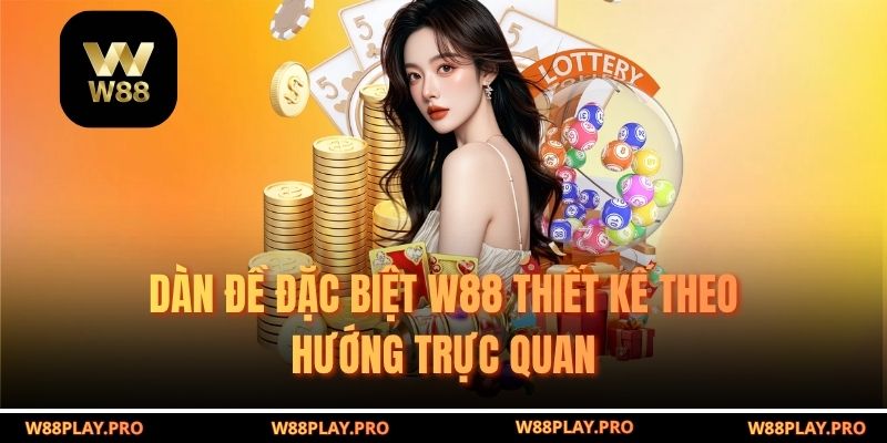 Dàn đề đặc biệt W88 thiết kế theo hướng trực quan