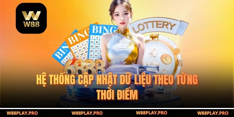 Hệ thống cập nhật dữ liệu theo từng thời điểm