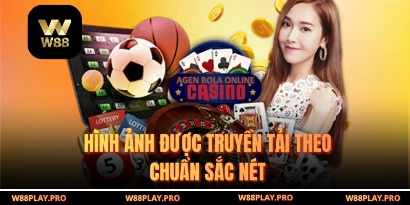 Hình ảnh được truyền tải theo chuẩn sắc nét 