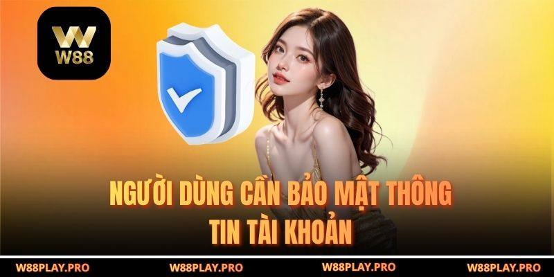 Người dùng cần bảo mật thông tin tài khoản 