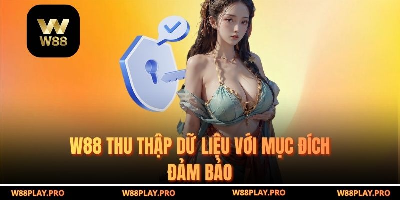 W88 thu thập dữ liệu với mục đích đảm bảo